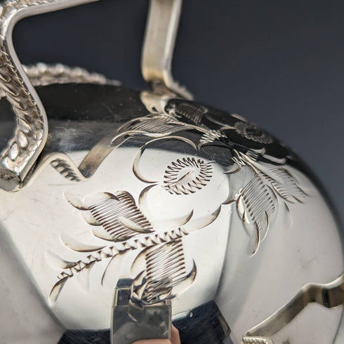 英國復古銀盤糖罐煤容器設計